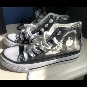 ANIME BLACK AND WHITE SNEAKERS